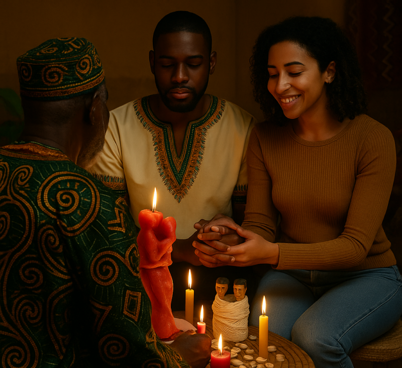 Rituel d’amour puissant avec bougie rouge et photo
